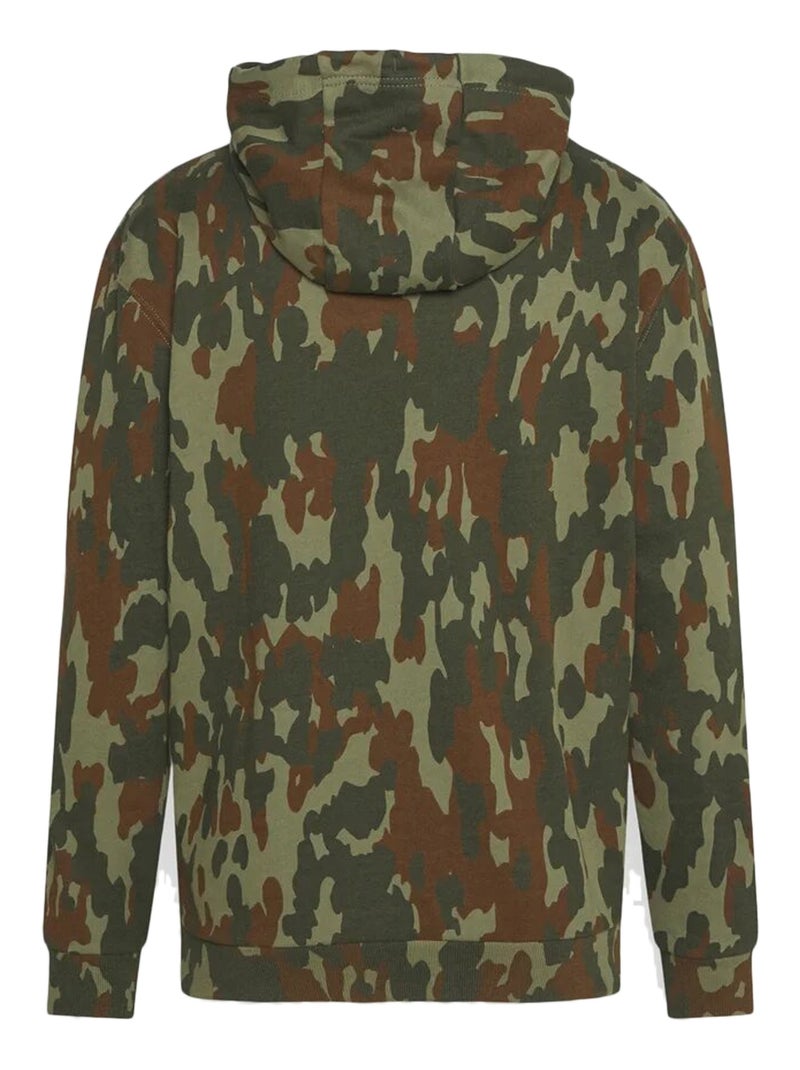 Sweat à Capuche Ellesse Primero Camo Kaki - Kiabi