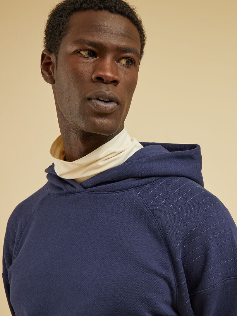 Parka à capuche - bleu - Kiabi - 38.00