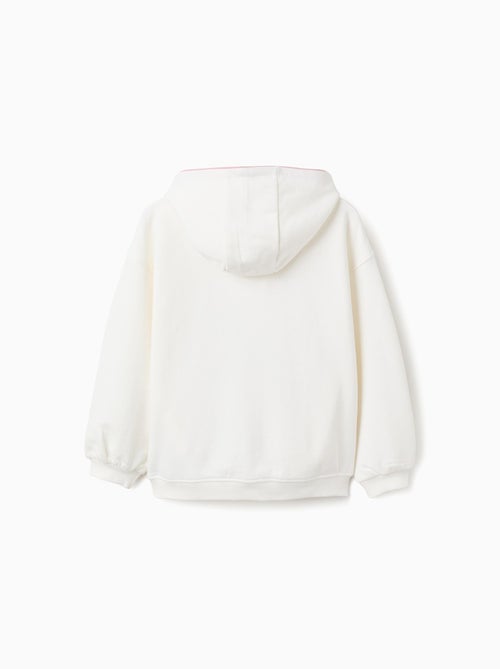 Sweat à Capuche en Coton Stitch - Kiabi