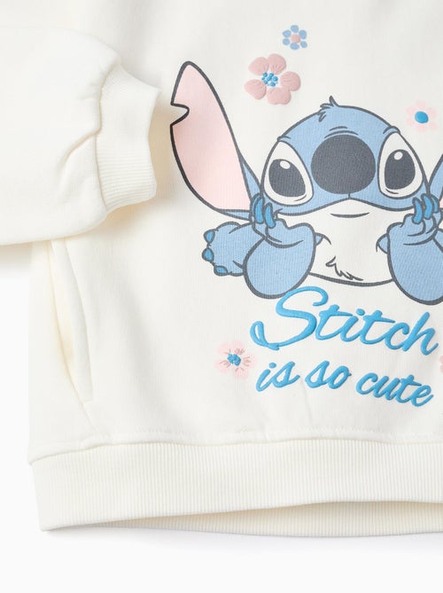 Sweat à Capuche en Coton Stitch - Kiabi