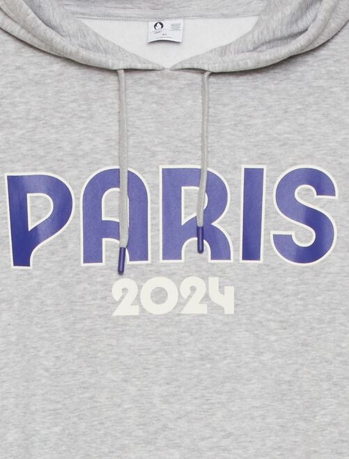 Sweat à capuche en en molleton - Paris 2024 - Kiabi