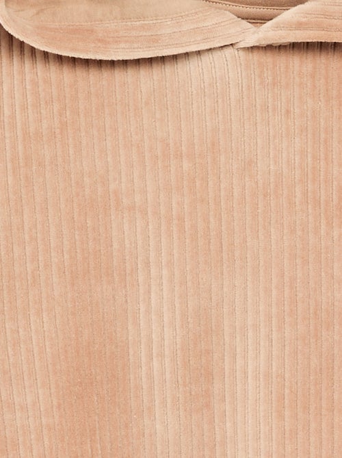 Sweat à capuche en maille côtelée - Kiabi Sweat à capuche en maille côtelée - Kiabi
