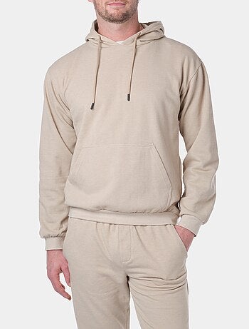 Sweat à capuche en maille piquée