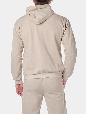 Sweat à capuche en maille piquée