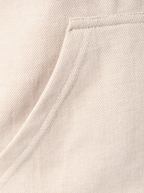 Sweat à capuche en maille piquée - Kiabi