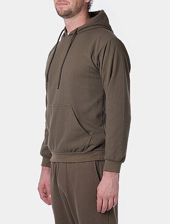 Sweat à capuche en maille piquée