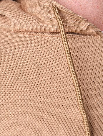Sweat à capuche en maille piquée