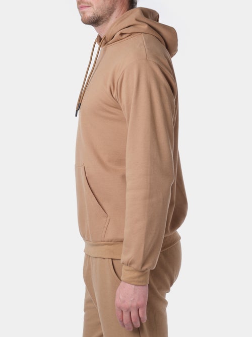 Sweat à capuche en maille piquée - Kiabi