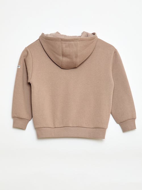 Sweat à capuche en molleton - Kiabi