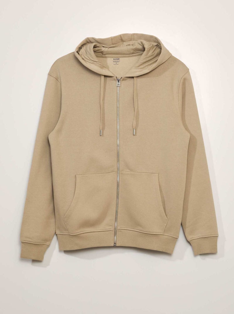 Sweat à capuche en molleton BEIGE PEPP - Kiabi