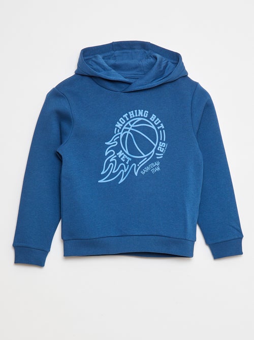 Sweat à capuche en molleton - Kiabi