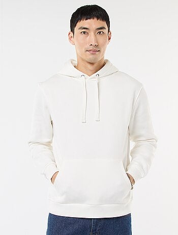 Sweat à capuche en molleton gratté avec poche kangourou