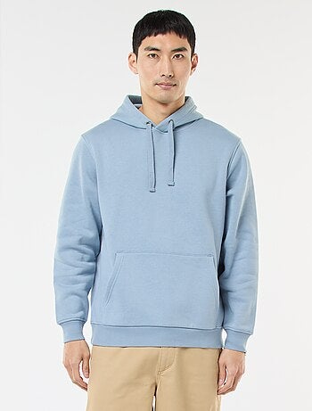 Sweat à capuche en molleton gratté avec poche kangourou