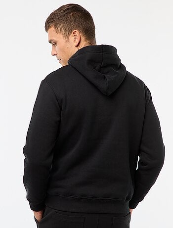 Sweat à capuche en molleton gratté avec poche kangourou