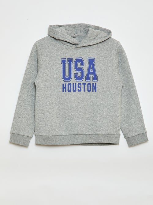 Sweat à capuche en molleton gratté - Kiabi Sweat à capuche en molleton gratté - Kiabi