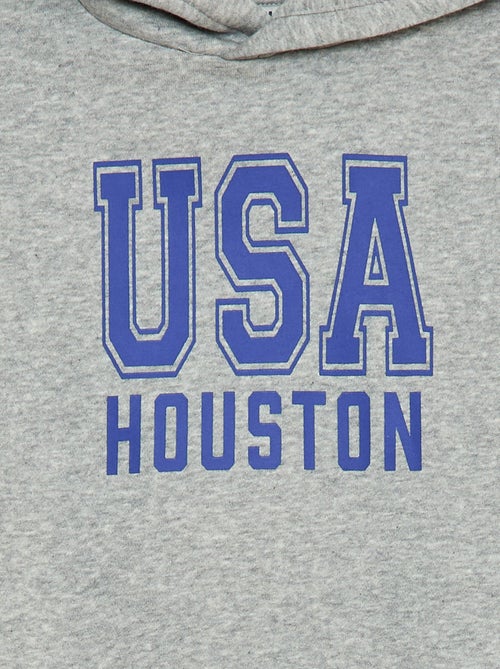 Sweat à capuche en molleton gratté - Kiabi Sweat à capuche en molleton gratté - Kiabi