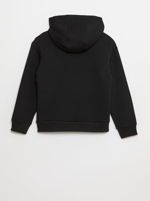 Sweat à capuche en molleton léger avec poche poitrine - Kiabi