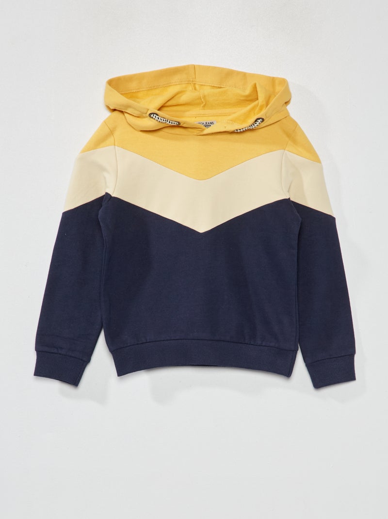 Sweat à capuche en molleton Multicolore - Kiabi