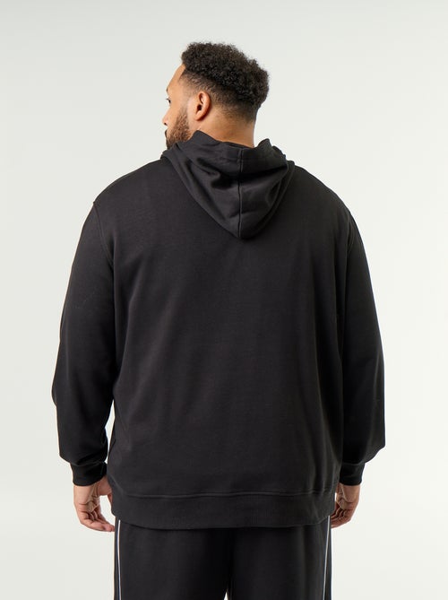Sweat à capuche en molleton non gratté - Kiabi