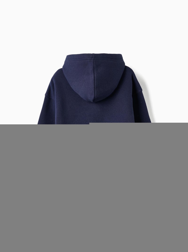 Tommy Jeans BADGE HOODIE - Sweat à capuche - ancient white/blanc