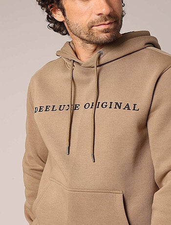 Sweat à capuche en polaire avec inscription brodée « DEELUXE ORIGINAL ». 'Deeluxe'