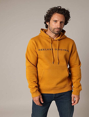 Sweat à capuche en polaire avec inscription brodée « DEELUXE ORIGINAL ». 'Deeluxe'