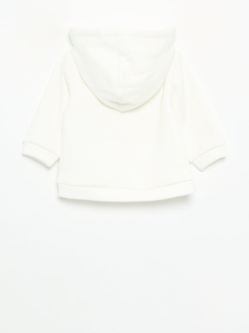 Sweat à capuche en polaire avec oreilles de lapin - Kiabi