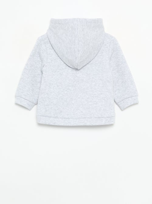 Sweat à capuche en polaire avec oreilles de lapin - Kiabi