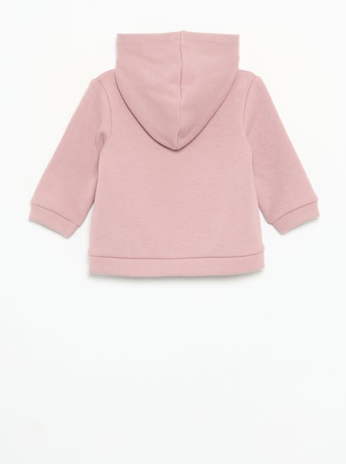 Sweat à capuche en polaire avec oreilles de lapin - Kiabi