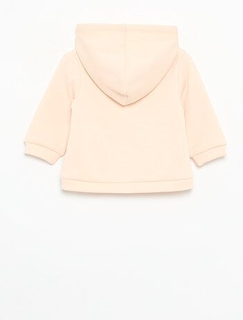Sweat à capuche en polaire avec oreilles de lapin