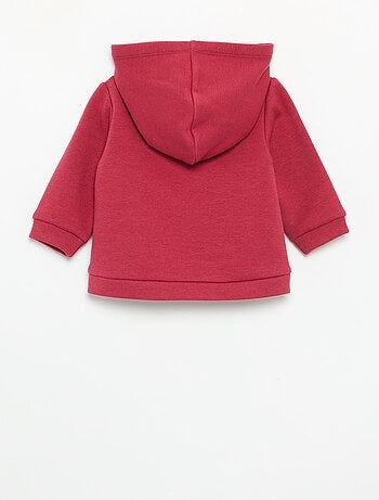 Sweat à capuche en polaire avec oreilles de lapin