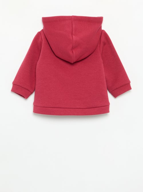 Sweat à capuche en polaire avec oreilles de lapin - Kiabi