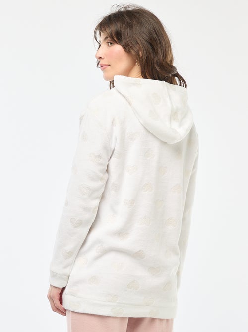 Sweat à capuche en polaire - Kiabi