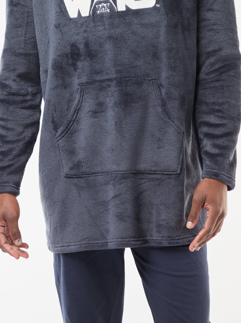Sweat à capuche en polaire 'Star Wars' Gris - Kiabi