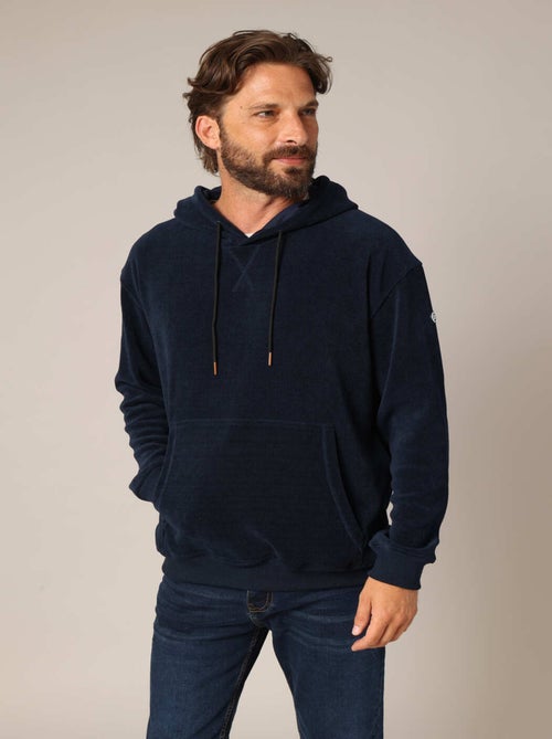 Sweat à capuche en velours côtelé 'Deeluxe' - Kiabi