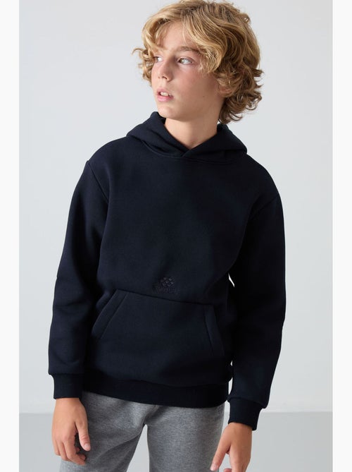 Sweat à capuche enfant avec poche tommy - Kiabi Sweat à capuche enfant avec poche tommy - Kiabi