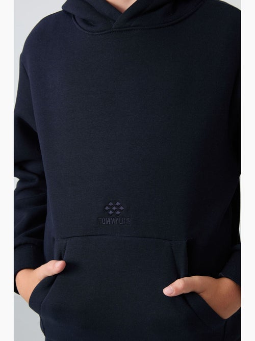 Sweat à capuche enfant avec poche tommy - Kiabi Sweat à capuche enfant avec poche tommy - Kiabi