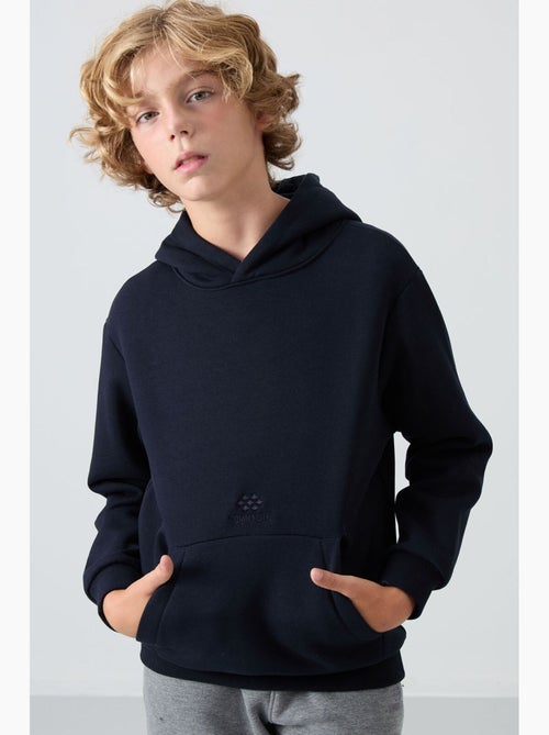 Sweat à capuche enfant avec poche tommy - Kiabi Sweat à capuche enfant avec poche tommy - Kiabi