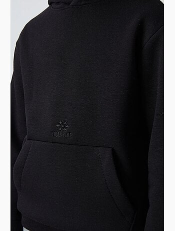 Sweat à capuche enfant avec poche tommy