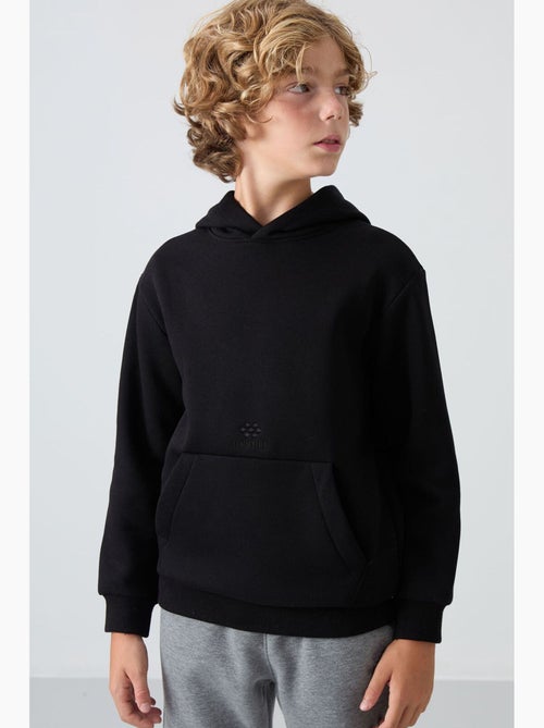 Sweat à capuche enfant avec poche tommy - Kiabi Sweat à capuche enfant avec poche tommy - Kiabi