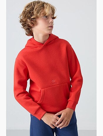 Sweat à capuche enfant avec poche tommy