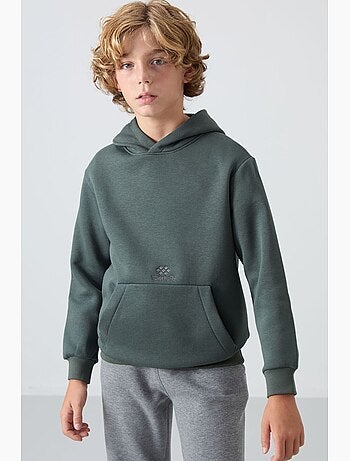 Sweat à capuche enfant avec poche tommy