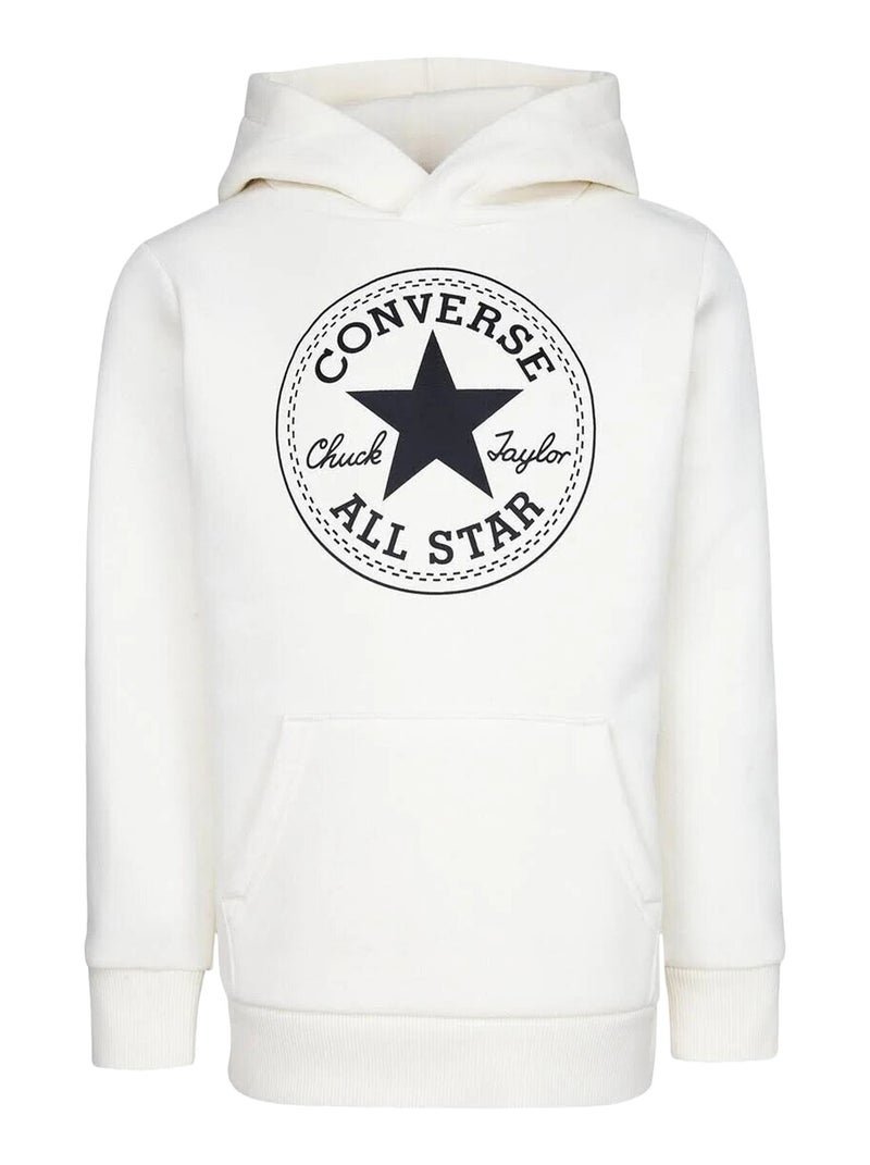 Sweat à Capuche Enfant Converse Blanc - Kiabi