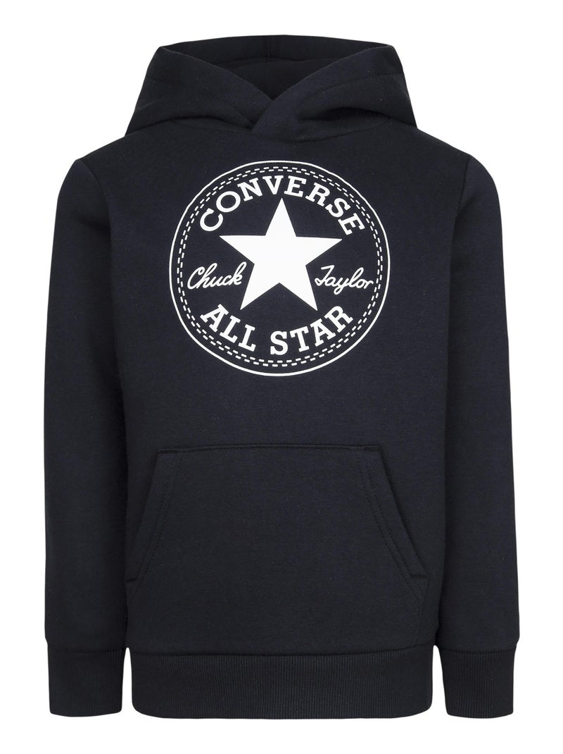 Sweat à Capuche Enfant Converse Noir - Kiabi