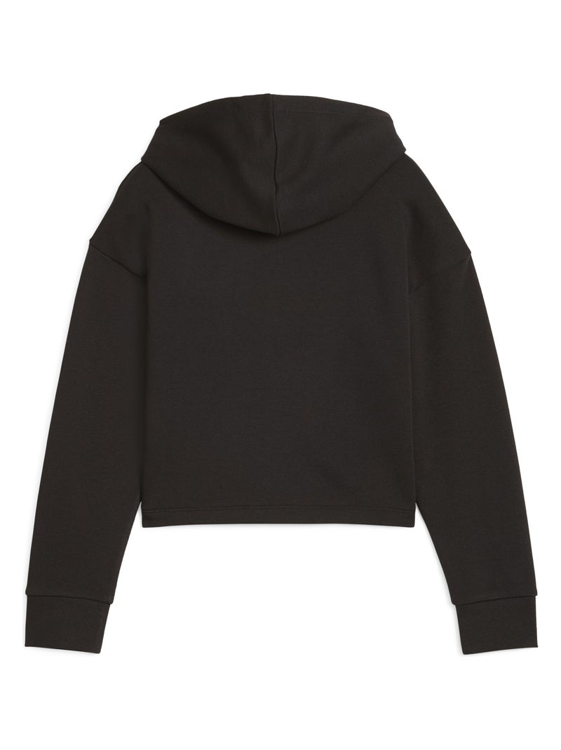 Sweat à Capuche Enfant Junior Puma Ess 2 color Logo Noir Rouge - Kiabi