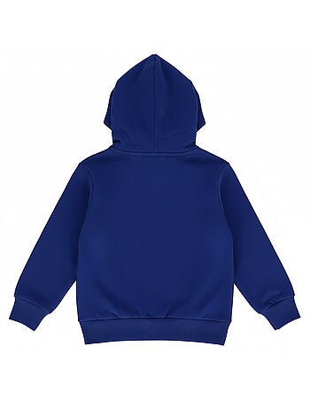 Sweat à capuche enfant manches longues Mario Luigi - bleu