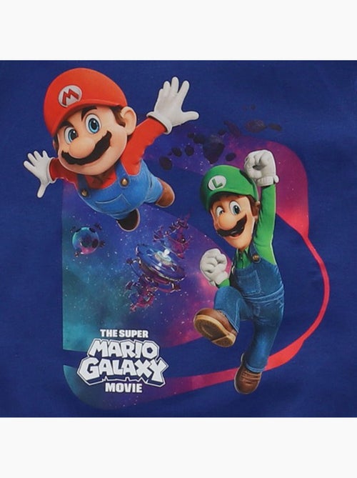 Sweat à capuche enfant manches longues Mario Luigi - bleu - Kiabi Sweat à capuche enfant manches longues Mario Luigi - bleu - Kiabi