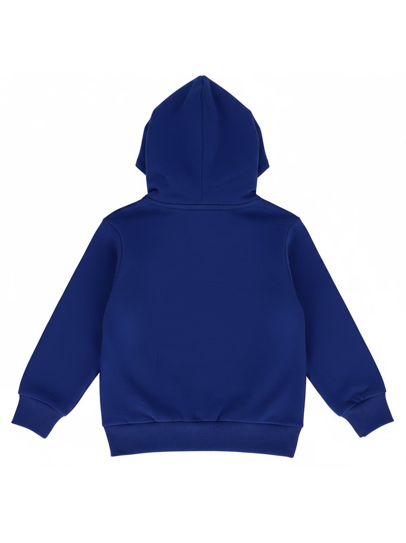 Sweat à capuche enfant manches longues Mario Luigi - bleu Bleu - Kiabi