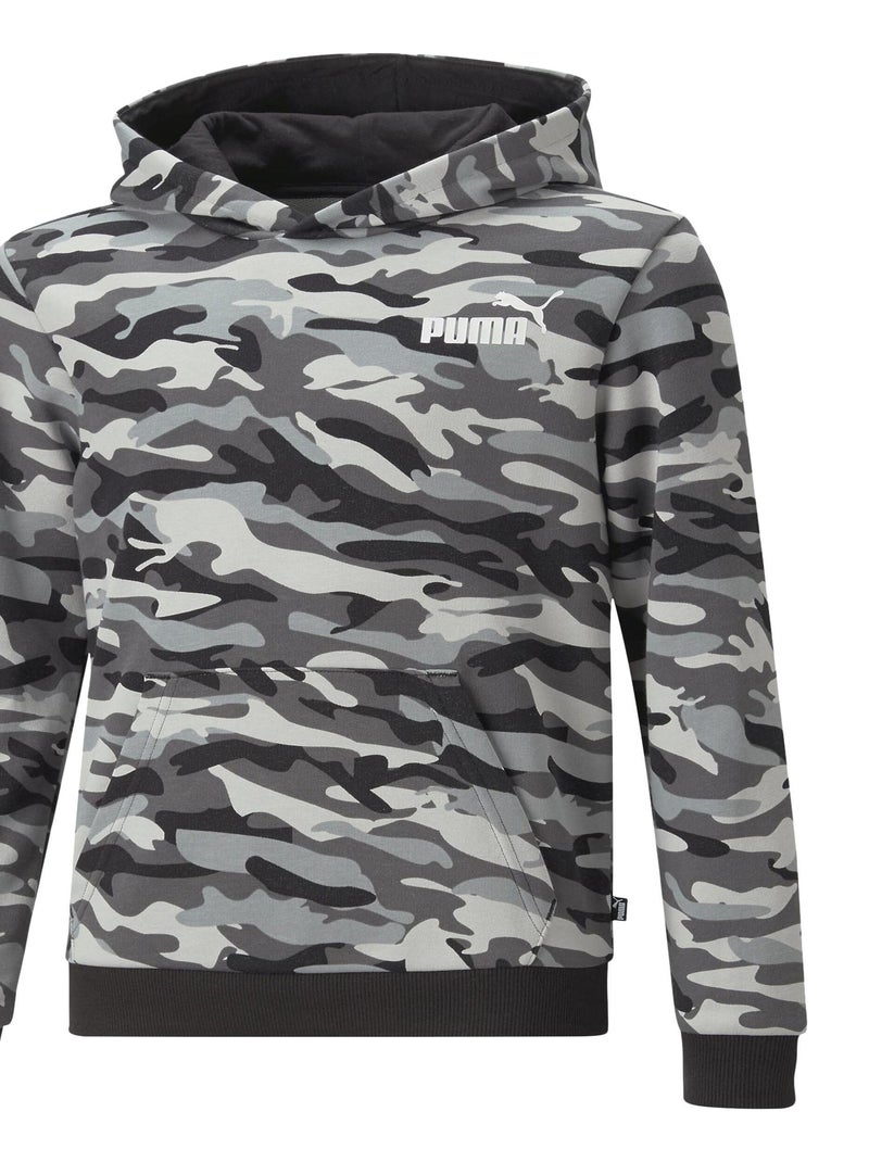 Sweat à Capuche Enfant Puma Ess+ Camo Marron - Kiabi