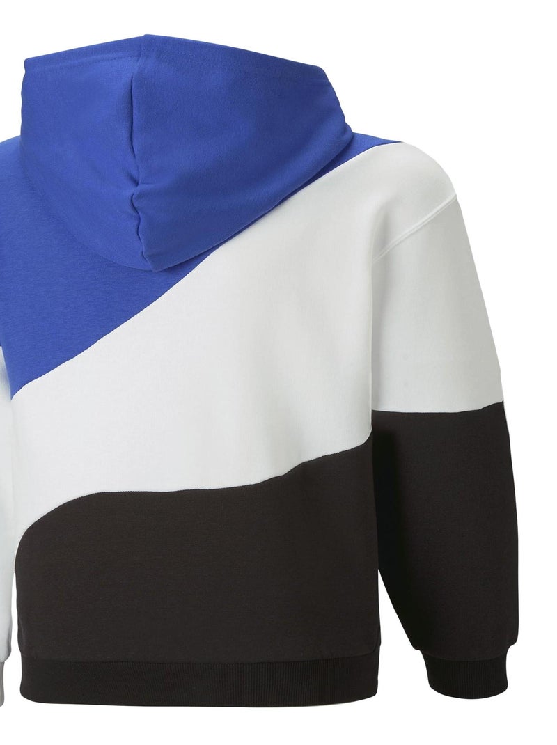 Sweat à Capuche Enfant Puma Power Bleu roi - Kiabi